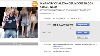 The Postmortem Rise Of McQueen On eBay